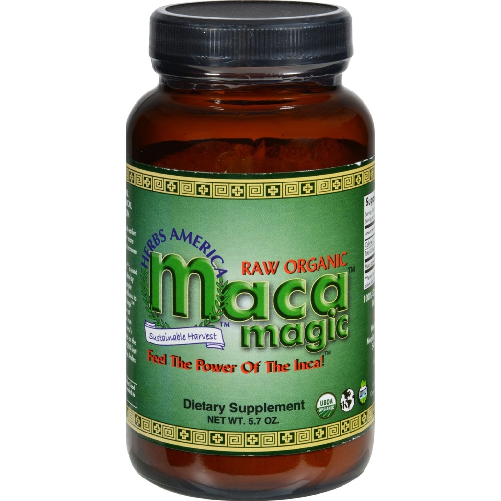 Maca Magic: 100% Organic Gelatinized Powder (5.7 oz) Peruvian Premium Grade Superfood – Full Spectrum Blend of Black Maca, Red Maca, Purple Maca, and Yellow Maca - Certified Organic