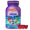 L'il Critters PJ Maschere Melatonin Gummy Integratori, 60 Gummies