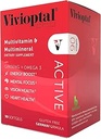 Vivioptal Active, 90 Softgels, Ginseng & Omega 3, Multivitamin & Multimineral, Gluten Free, Formula tedesca