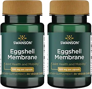 Swanson Eggshell Membrane 500 mg 30 Veg Caps (2 Confezione)