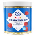 Tinies bers Calcium Glycinate Gummies for Kids, 200mg Calcium with Multivitamins, Methyl Vitamin B12, Support Growth, Bone Health, Energy, Daily Support, Vegan, Sugar Free, Pectin, Berry, 90