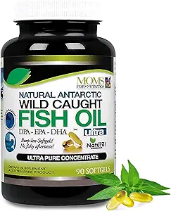 Wild Caught Omega 3 Fish Oil DPA-EPA-DHA 2,900 Milligram Fish Oil Supplemento
