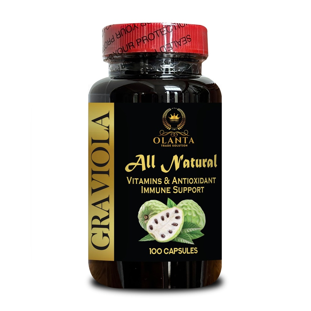 Graviola Extract - Supplements for Overall Wellness, Non-GMO antioxidant Pills, Seasonal Immune Support, Natural Energy Booster, Superfood antioxidants - 1 Bottle 100 Capsules