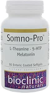Bioclinic Naturals, Somno-Pro 90 Gele mit Melatonin, 5HTP und L-Theanin