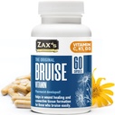 ZAX'S Bruise Vitamine Pharmacist développé suppléments de contusions Potentisant Réducteur d'accumulation de contusions, zinc, vitamine K, D3, acide ascorbique, agrumes bioflavonoïdes, 60 capsules, combiner Arnica crème de contusions