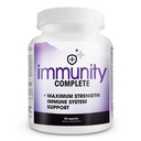 Immunity Complete - 20-in-1 Immune System Booster Formula con Claw di Cat, Quercetin, Vitamina C e Olive Leaf Extract 60ct