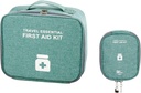 Leere Erste Hilfe Taschen, Reisemedizin Tasche, medizinische Versorgung Organizer Tasche, Tragbare Kit für Reisen, Auto, Home, Camping, Büro, Wandern, Outdoor (Cationic Green)