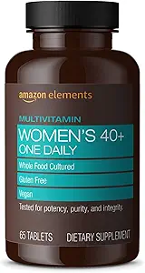 Elements Women‚ 40+ One Daily Multivitamin, 66% Ganze Lebensmittel kultiviert, Vegan, 65 Tabletten, 2 Monat Versorgung (Verpackung kann variieren)