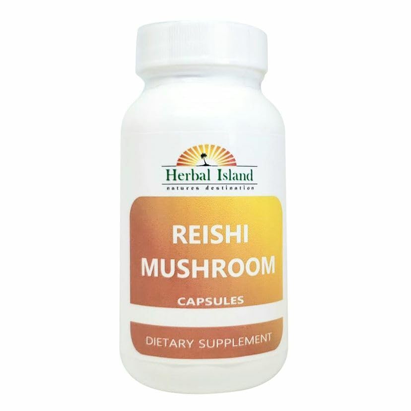Generic Reishi Mushroom Powder (Ganoderma lucidum) Capsules - 30