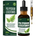 Polypodium leucotomos (Kalawalla Root) Gocce di supporto immunitario, Natural Kalawalla Herb Extract Immunity Boost Supplemento per migliorare la salute della pelle. Calaguala para Proteger la Piel. 2oz