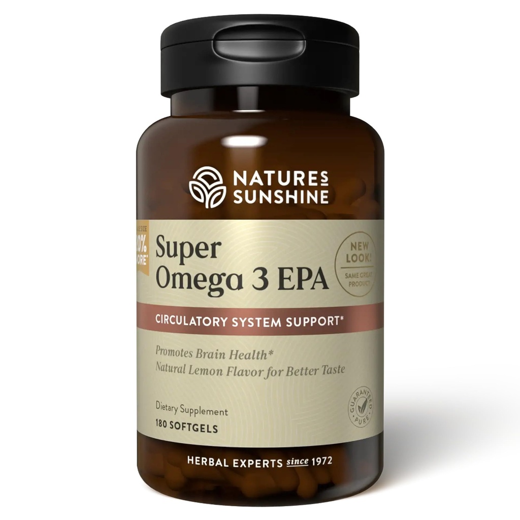 Nature's Sunshine Super Omega-3 EPA 180 Softgels