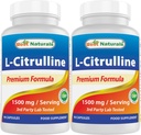 Best Naturals L-Citrulline Capsules - 1500mg/Serving - Non-GMO - Gluten Free - 90 Capsules (90 Count (Pack of 2))