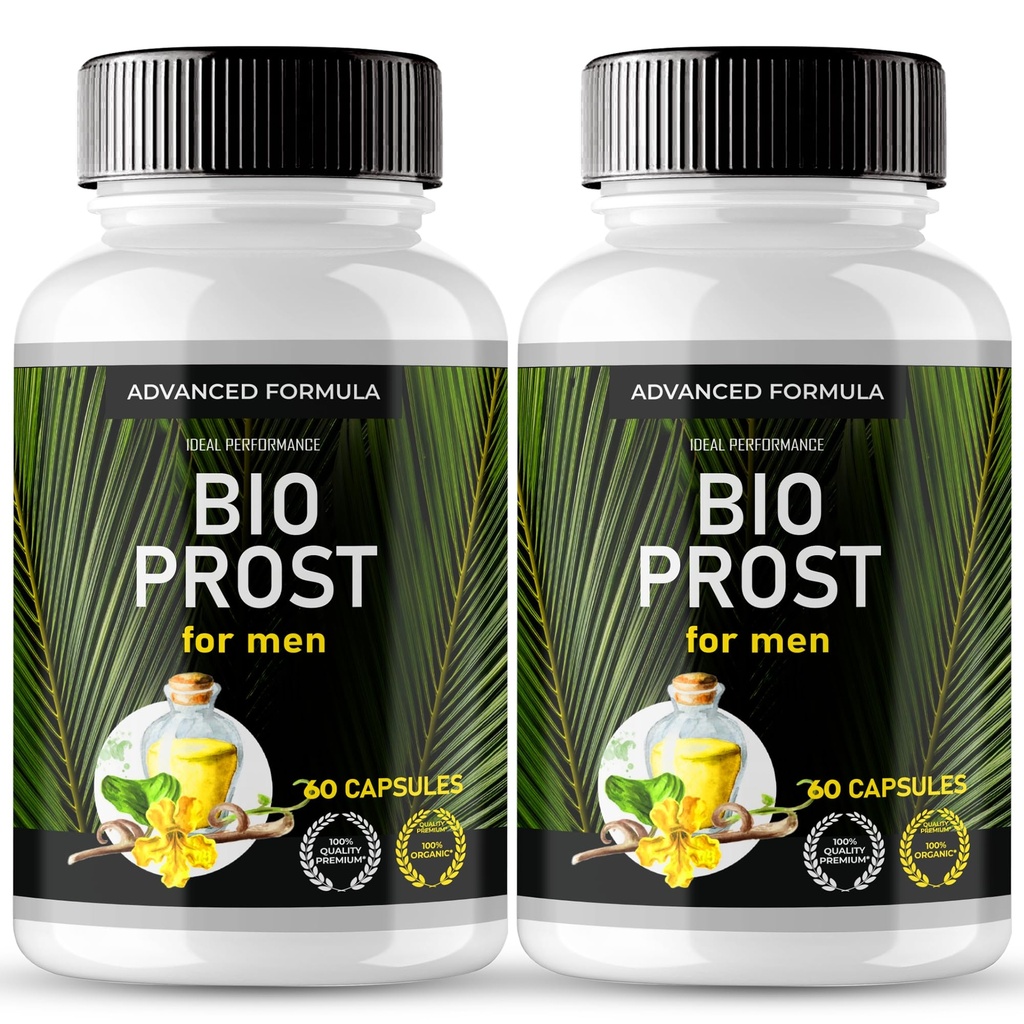 Bioprost Capsules, Bio Prost Prostate Health Supplement Pills - Maximum Strength, Bioprost Premium Prostate Support All Natural Formula, Bio Prost Pills Overall Health Reviews (2 Pack)