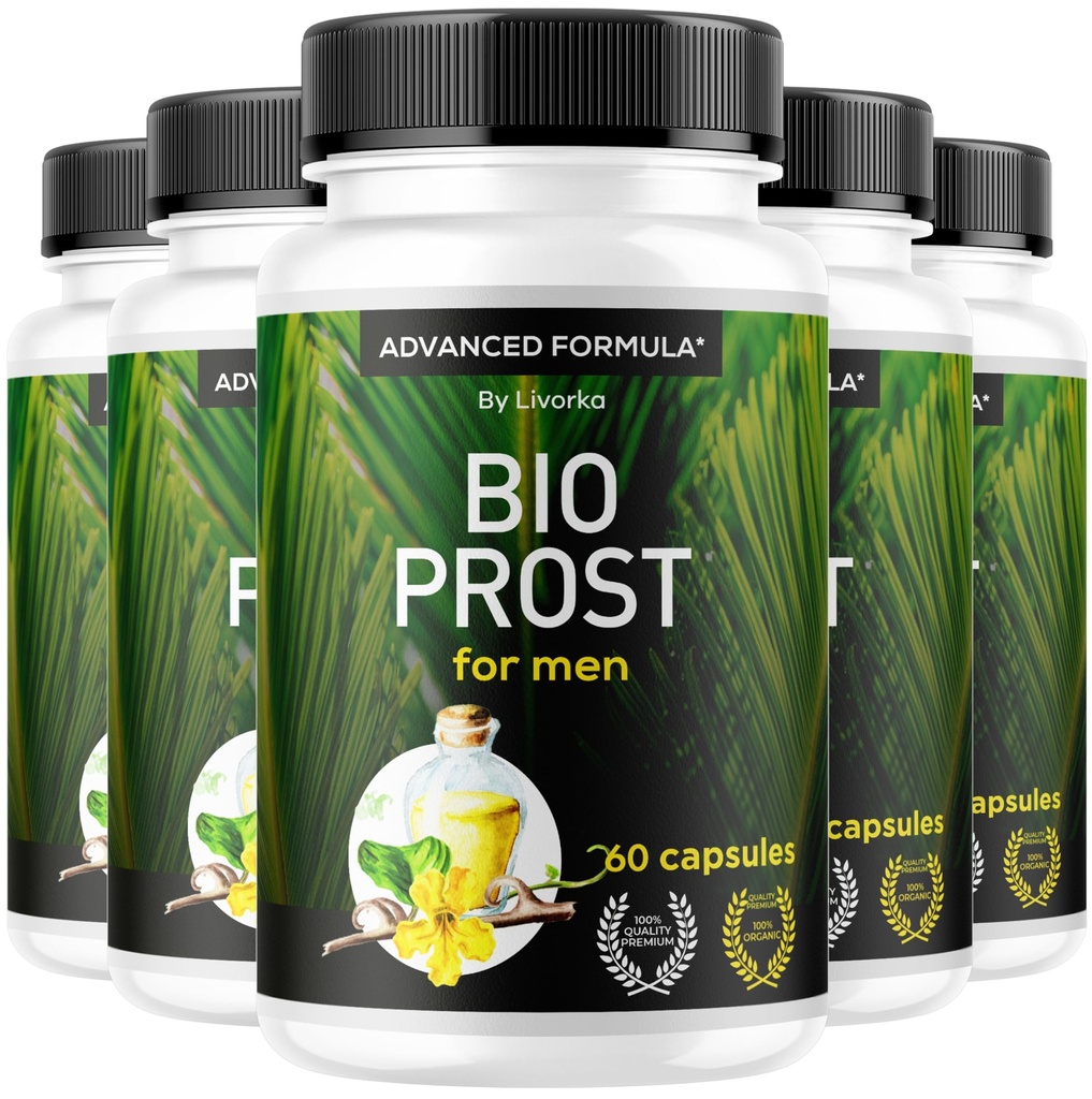 (5 Pack) BioProst For men - Bio Prost For Men, BioProst, Bio Prost, Bio Prost Original, Bio Prost Capsules, BioProst Pills, Original BioProst Supplement Support Formula, 300 Capsules For 5 Months