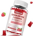 2 Pack Liver Cleanse Detox und Repair Gummis - Silymarin Milchdistel-Ergänzung mit Artichoke, Dandelion und Elderberry - Liver Support Supplement - 120 Raspberry Flavored Gummis