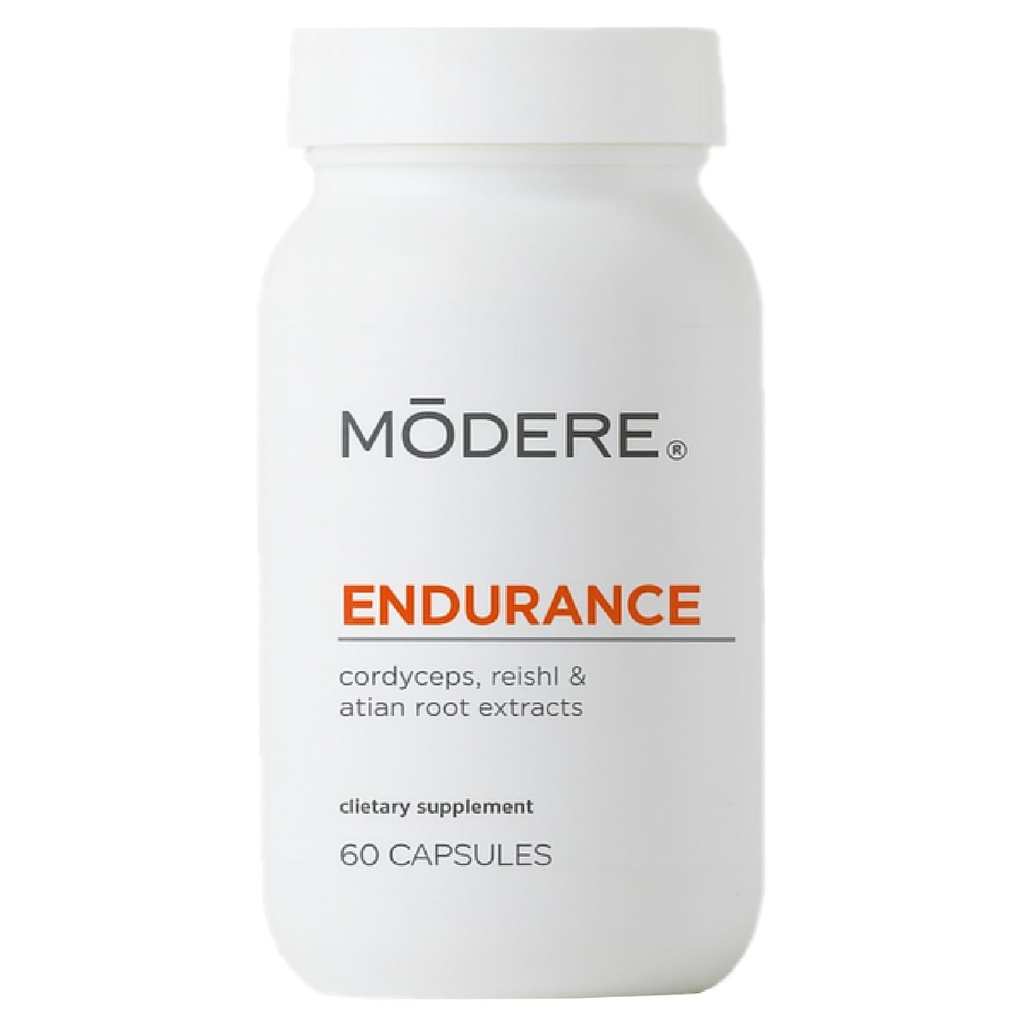 Modere Endurance - Cordyceps and Rhodiola Supplement Supporting Physical Endurance, Stamina, and Balanced Mind-Body Performance - 60 Capsules