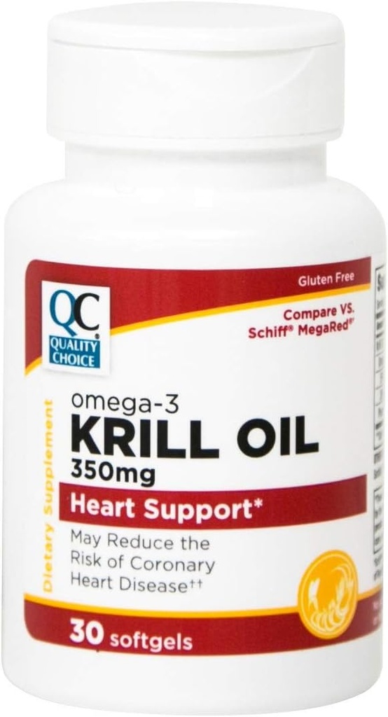 Choix de qualité Huile de krill 350 Mg Softgels 30Ct