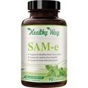 SAM-e 400mg Capsules - Easy Absorption SAM e Supplement 400mg from S-Adenosyl-Methionine for Brain Liver and Mood Support - Non-GMO Gluten Free & Made in cGMP Facility (90 Servings)