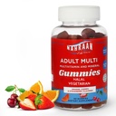 Halale Vitamine für Erwachsene - Halal Multivitamine für Frauen und Männer - Vitamin A, C, D, E, B6, B12 - Vegetarisch, Halal Gummies - 90 Count