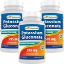 Best Naturals Kalium Gluconate 595 mg 250 Tabletten (250 Count (Pack von 3))
