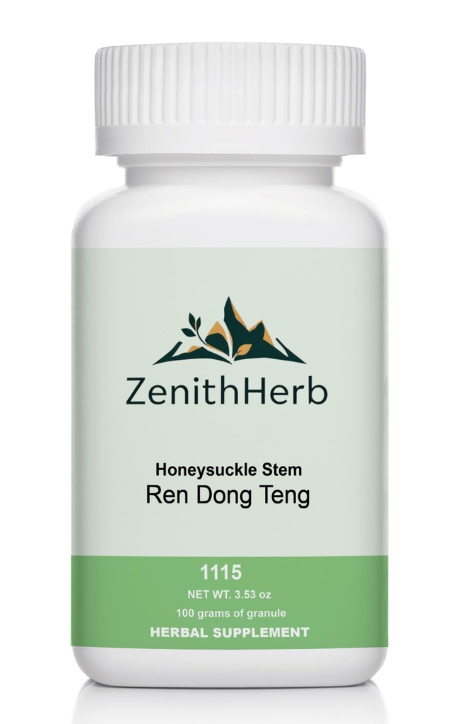 RenDong Teng Granules, Honeysuckle Stem Herbal Supplement, Traditional Botanical Granule Powder, 100 g, 3.53 oz