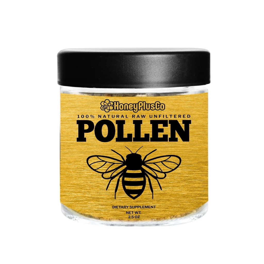 | 100% Natural Fresh Bee Pollen - (Antioxidant, Allergies, Stamina, Muscle) 2.5 Oz