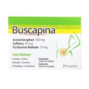Buscapina Pain Relief Caplets – PMS, Cramps, Headaches, Bloating, Back & Joint Pain – per donne e uomini – Box con 24 Caplets