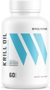 Swolverine Krill Oil | 500mg Krill Oil & Astaxanthin, Omega-3s, EPA & DHA, Fast Absorbing, Joint Relief, Herzgesundheit (60 Servietten)