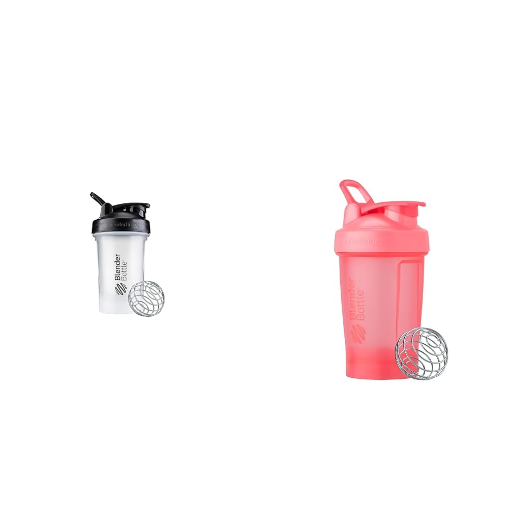 BlenderBottle Classic V2 20-Ounce Shaker Bottle 2-Pack Bundle