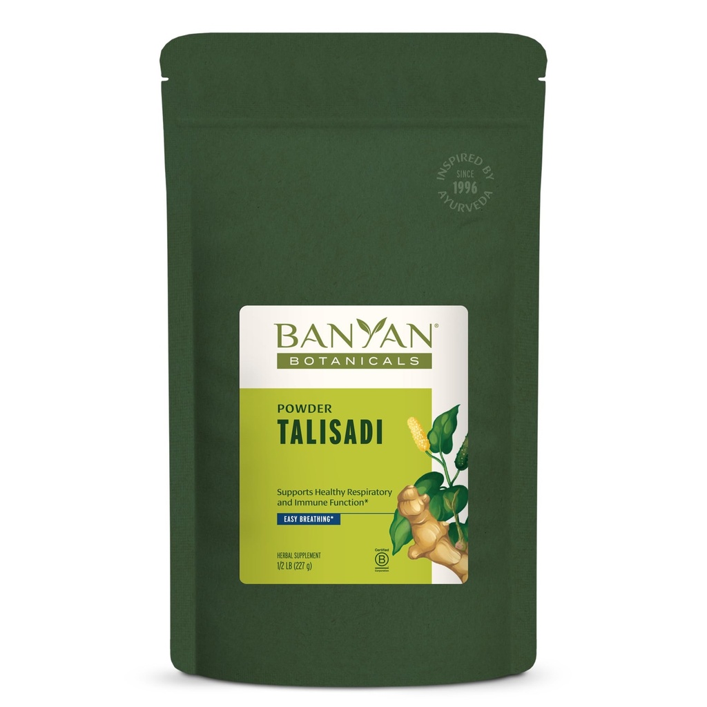 Banyan Botanicals Talisadi Powder – Organic Immune Supplement – für Atem- und Lungunterstützung* – 1⁄2 lb. – Sustainable Sourced Non-GMO Vegan