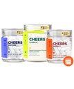 Cheers Super Combo | Ripristino + Proteggere + Hydrate | Sentirsi meglio dopo aver bevuto, Supporta il fegato, & Rehydrate | DHM, L-Cysteine, Electrolytes | 12 Doses Ripristino & Hydrate, 30 Doses Protegge