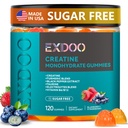 Creatine Monohydrate Gummies with Turmeric for Men and Women Creatine with Taurine Electrolyte for Strength Energy&Muscle Support Pre-Workout Gummies Sugar Free 120pcs