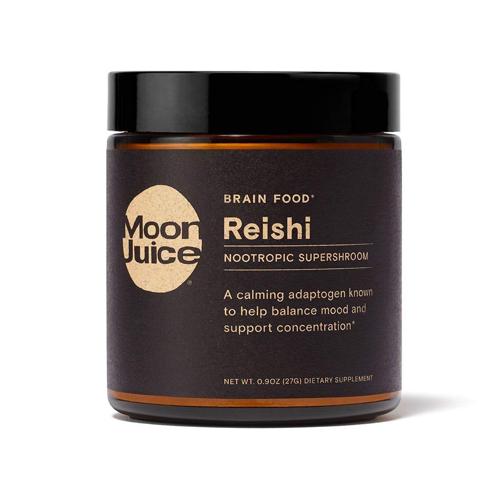Reishi by Moon Juice - Extrait de poudre de champignons bio Reishi (700mg 1,3 et 1,6 Beta-Glucans par portion) - Soutient l'humeur, la concentration et le système immunitaire sain - végétalien, non-OGM (1,3oz)