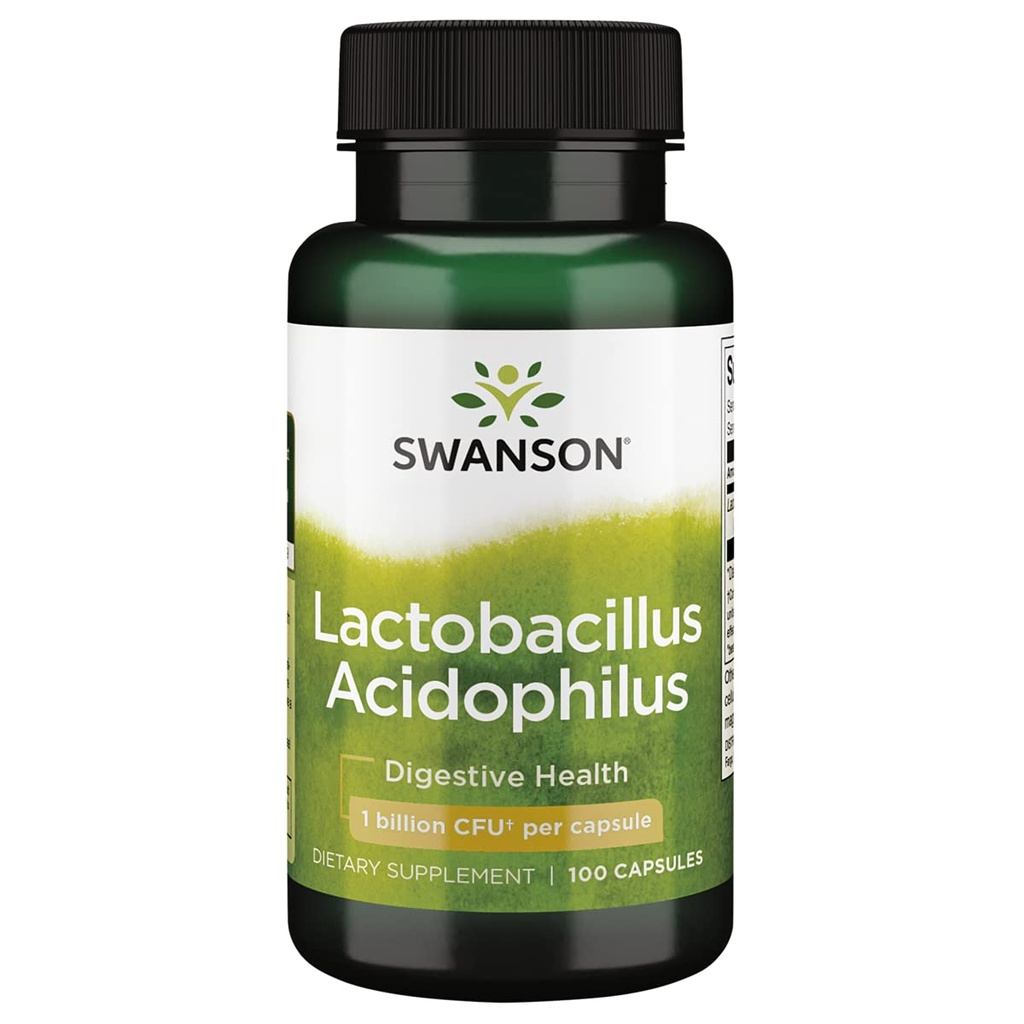 Swanson Lactobacillus Acidophilus 2 Million Cfu 100 Capsules
