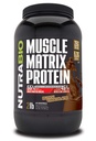 NutraBio Muscle Matrix Protein Powder - 25g of Protein Per Scoop - Whey Isolate and Micellar Casein Combo for Fast and Slow Release - Dutch Chocolate - 2 Pounds, 28 Servings