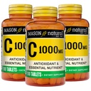 MASON NATURAL Vitamin C 1000 mg, 300 Tage Versorgung, Unterstützt gesundes Immunsystem, Antioxidans und essentielle Nährstoffe, 3 Pack