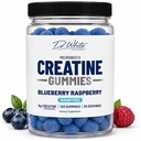 Micronized Creatine Monohydrate Gummies for Men & Women, Sugar Free, Vegan, Gluten-Free, Non-GMO, 5g per Serving, Blueberry Raspberry Flavor (120 Gummies)