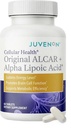 Juvenon Cellular Health | Cuore, Brain Supplement con Acetil L-Carnitina e Biotina - Supporta la Funzione NAD+, Produzione Energetica, Mood, Metabolismo Rivitalizzato, Focus Mentale & Clarity (60 compresse)