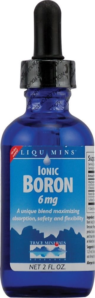 Trace Minerals Research Ionic Boron -- 6 mg - 2 fl oz