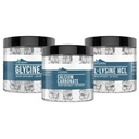 Earthborn Elements Calcium Carbonate, Glycine, and L-Lysine HCL Bundle, 200 Capsules Each, Pure & Undiluted