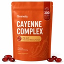 Granata Cayenne Pepper Complex Softgels, Digestive, Gut & Circulation Wellness Support, 12-in-1 Formula with 3mg Active Capsaicin, Turmeric, Berberine & Black Pepper, 300 Softgels