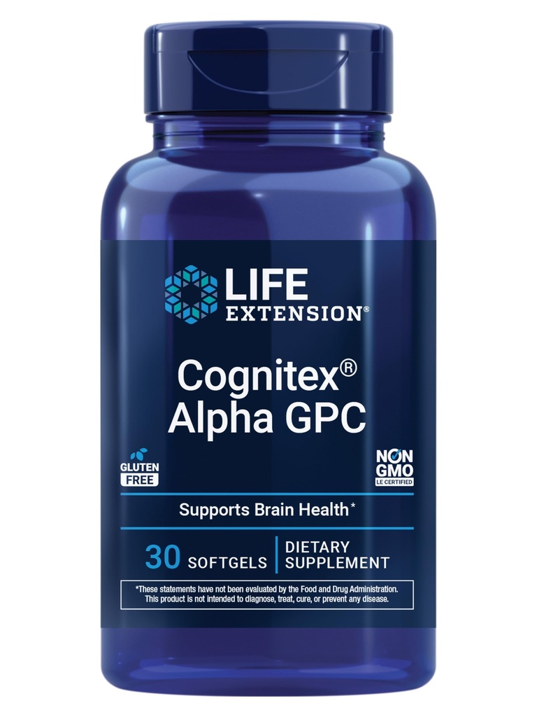 Life Extension Cognitex Basics, 30 Softgels - Multi-Nutrient Formula for Brain Health Support, Targeted Nutrition for Memory, Focus, Attention & Overall Cognitive Performance - Non-GMO, Gluten-Free