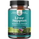 Liver Cleanse Detox & Repair 180 Kapseln - Kräuter Leberstütze Milchdistel-Ergänzung - Silymarin Milchdistel Ergänzungen mit Dandelion Root, Choline, Beetroot & Artichoke Extrakt