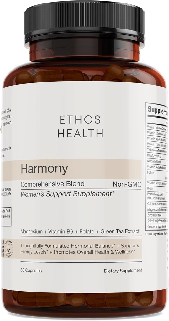 Multivitaminico femminile giornaliero con Biotina, B12, Magnesio & Antiossidanti – Energy, Immune & Hormonal Support – Con Estratto di radice di Yam e erbe cinesi – Supplemento per la salute delle donne non OGM