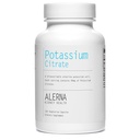 Citrate de potassium 99 mg - soutient l'équilibre électrolytique et le pH normal - Minéral essentiel - 100 capsules végétariennes