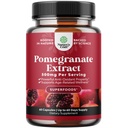 Estratto di melograno capsule supplemento antiossidante - capsule di melograno naturali per il supporto comune di salute del cuore e pre allenamento per gli uomini e le donne - integratore di ossido nitrico con vitamine di salute del cervello