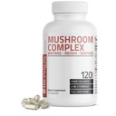 Bronson Triple Mushroom Complex - Maitake - Reishi - Shiitake - Puissant antioxydant et système immunitaire Booster - Complexe de champignons plein spectre - 600 mg Capsules - 120 Compte