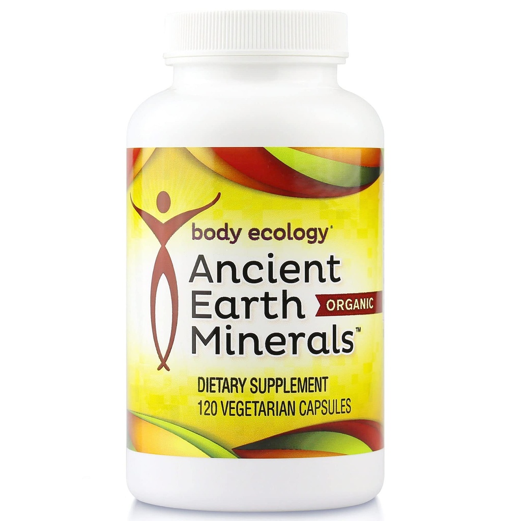 Body Ecology Ancient Earth Minerals | 100% Pflanzen-Derived Trace Mineral Supplement | Builds Immunity| Promotes Detoxification | Non-GMO | 120 Vegetarischer Graf