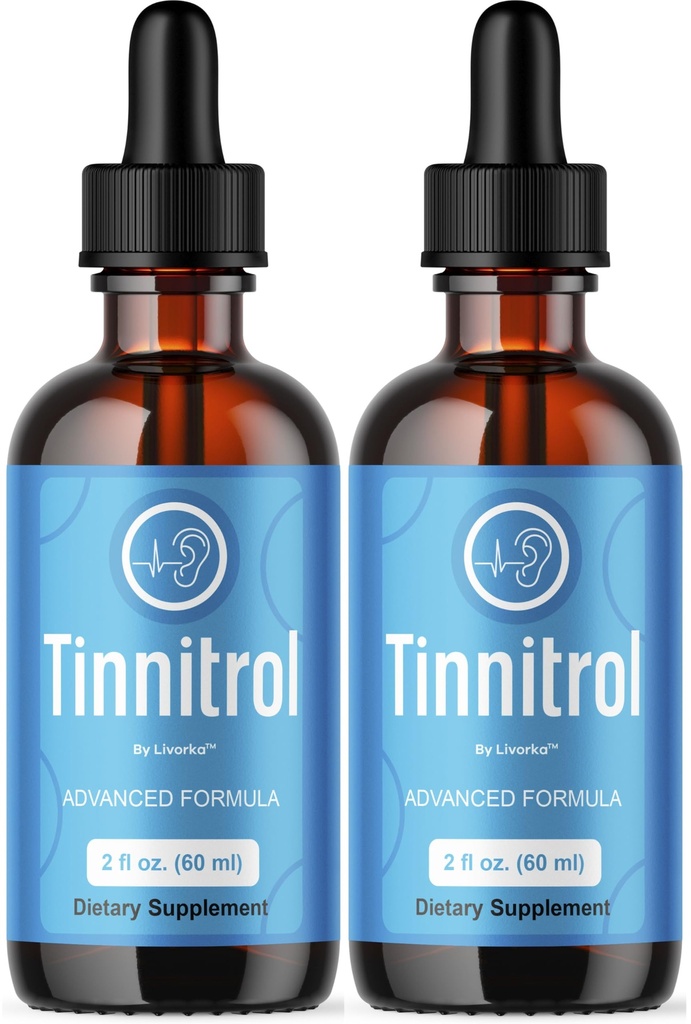 (2 Pack) Tinnitrol Drops - Original Tinnitrol Hearing Support Oral Formula Advanced Ear Daily Overall Health Wellness Premium Liquid for Auditory Wellness and Inner Ear Balance, 2 Bottles for 2 Months