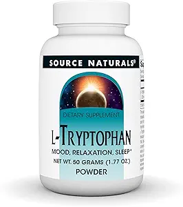 Quelle Naturals L-Tryptophan, für Stimmung, Entspannung und Schlaf* - 100 Gramm Pulver